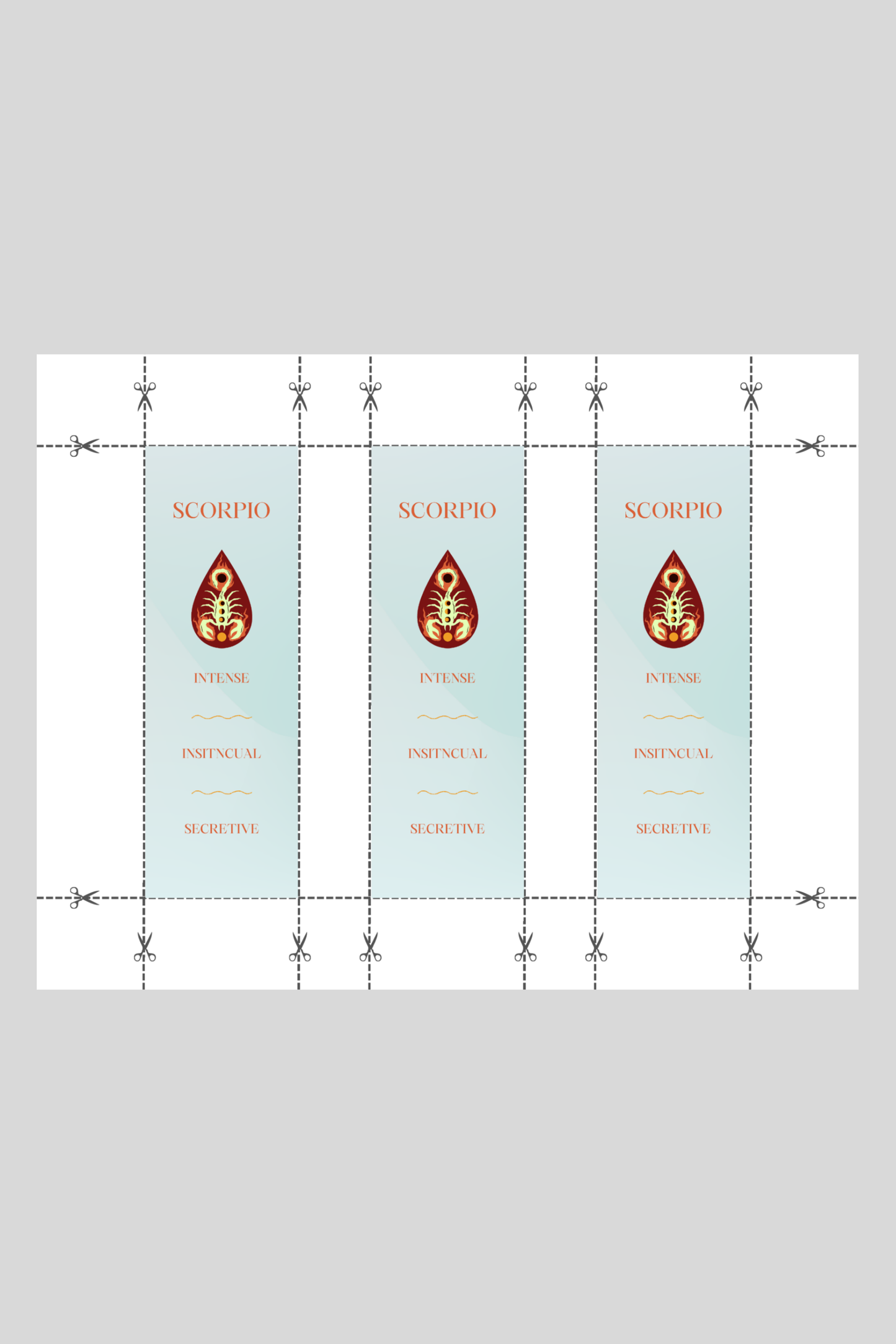 Scorpio Bookmark