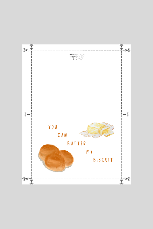 Butter My Biscuit Greeting Card