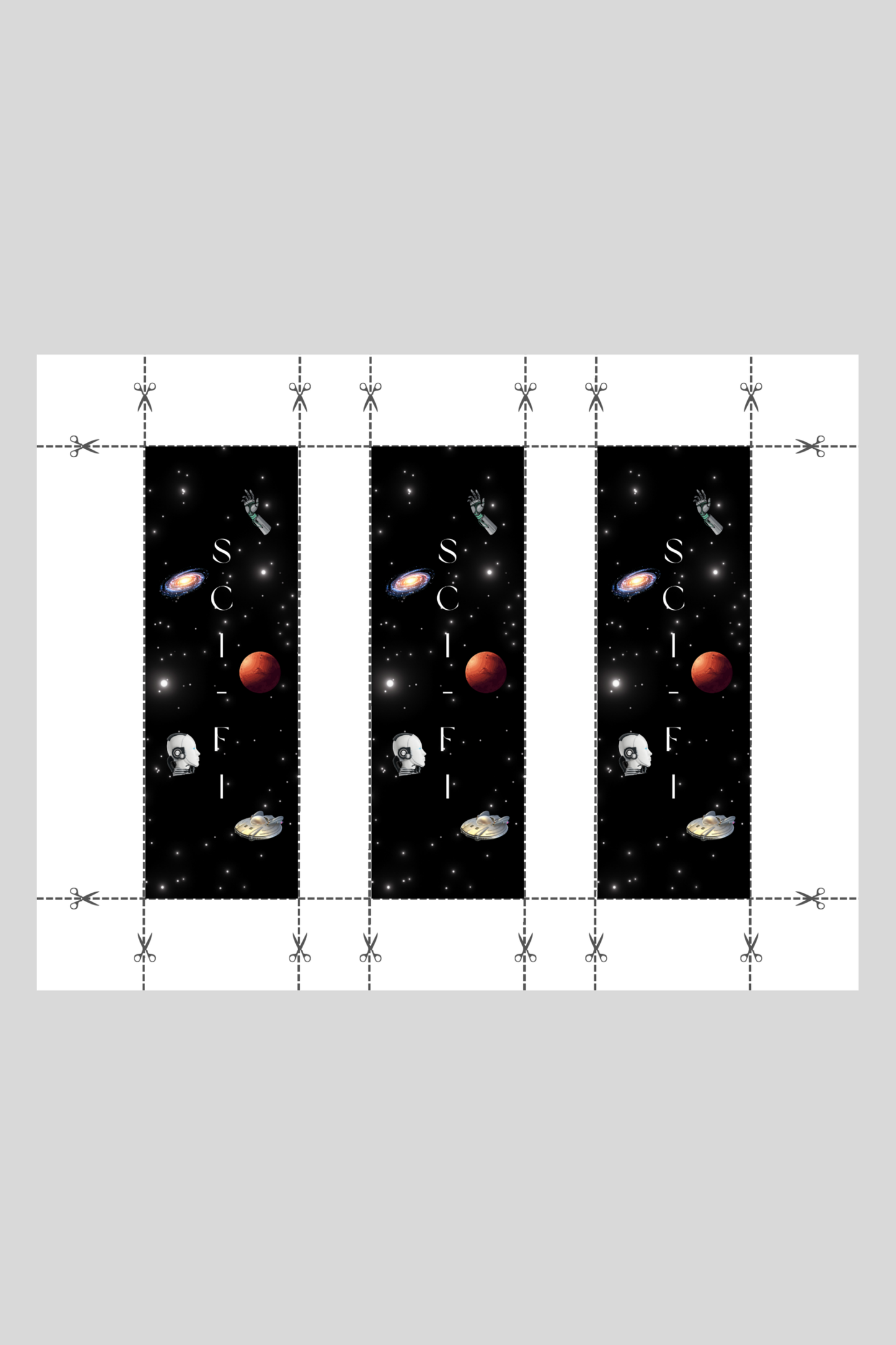 Sci-Fi Bookmark