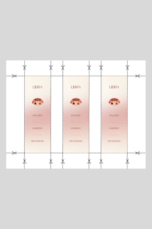 Libra Bookmark