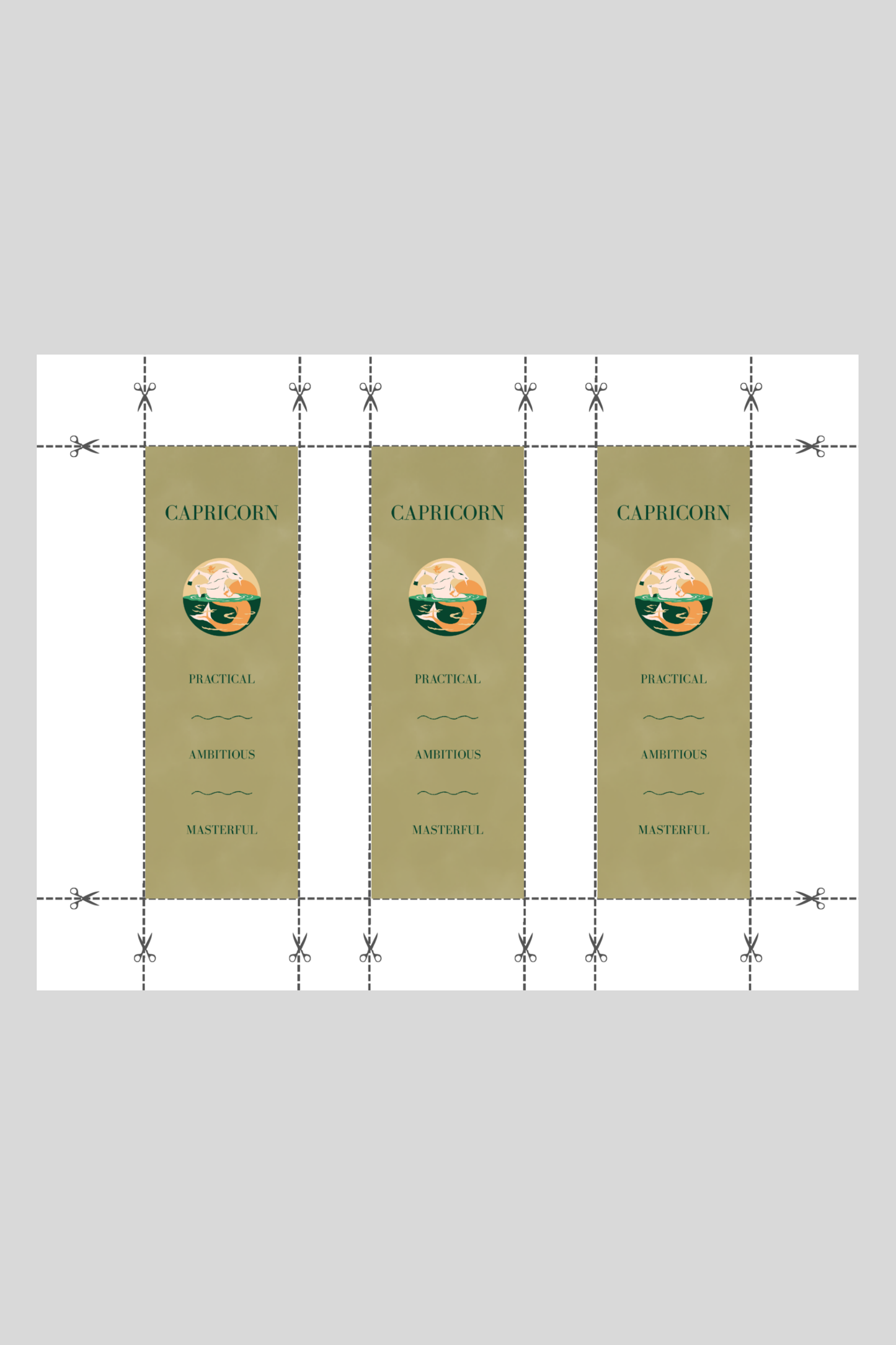 Capricorn Bookmark