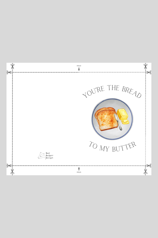 Bread & Butter Greeting Card