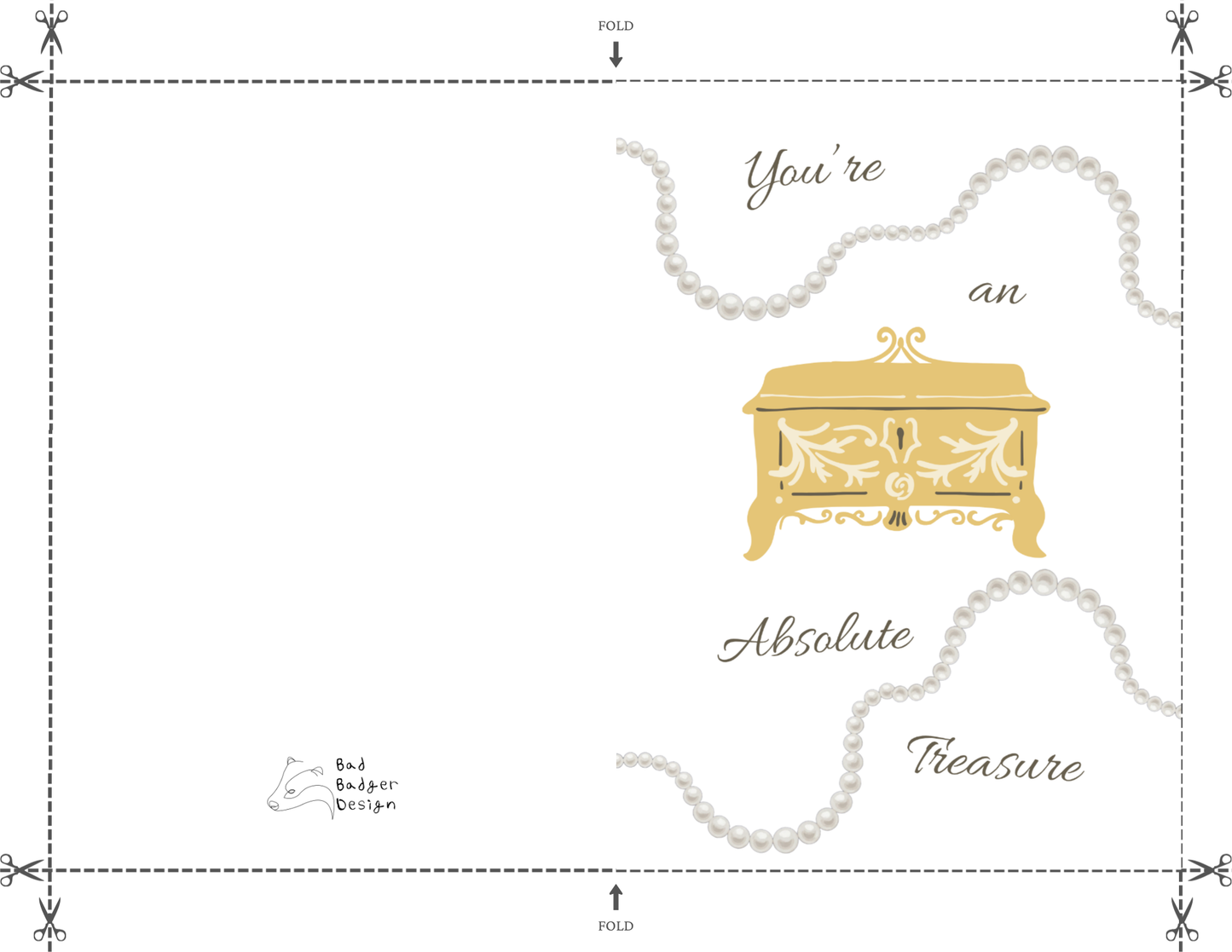 Absolute Treasure Greeting Card