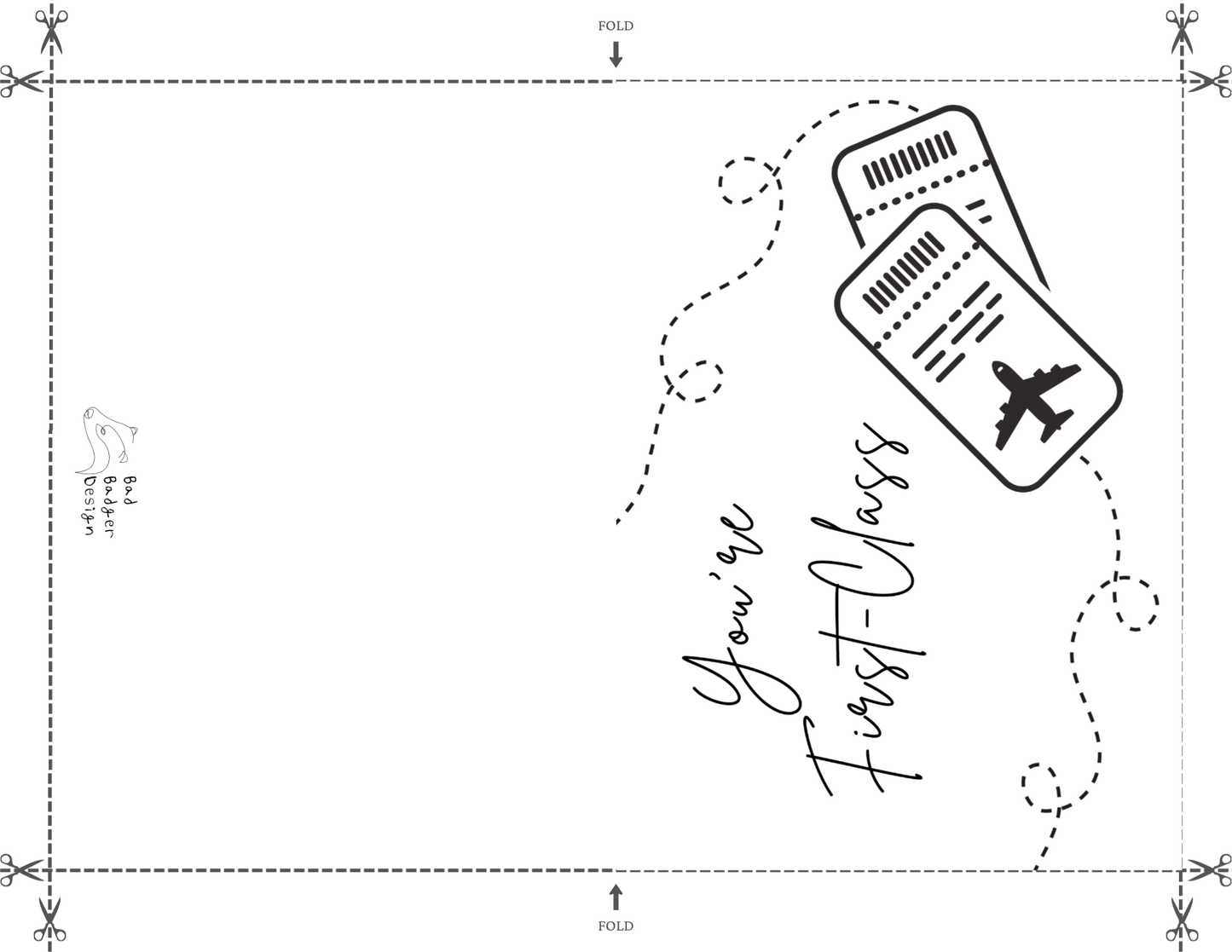 First-Class Greeting Card