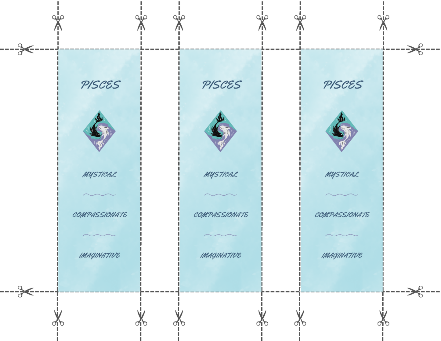 Pisces Bookmark