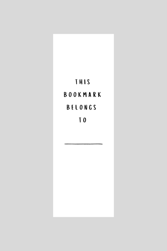 Fill in the Blank Bookmark