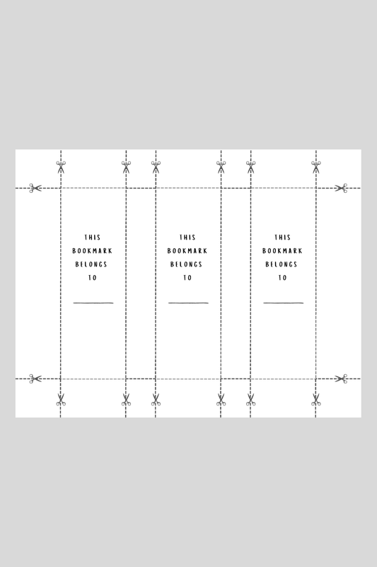Fill in the Blank Bookmark