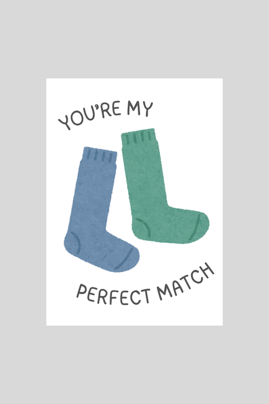 Perfect Match Greeting Card