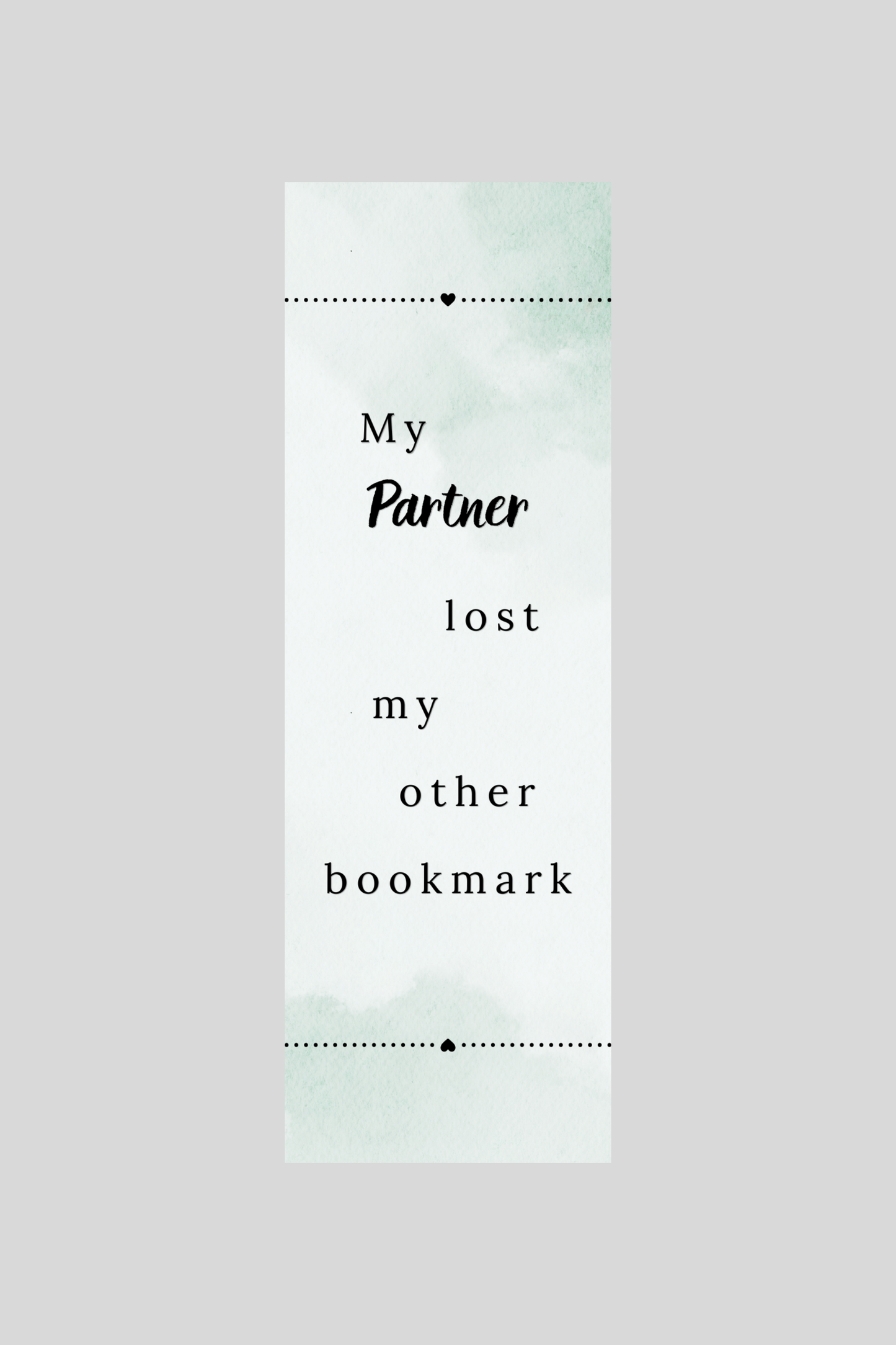 Partner Lost my Bookmark