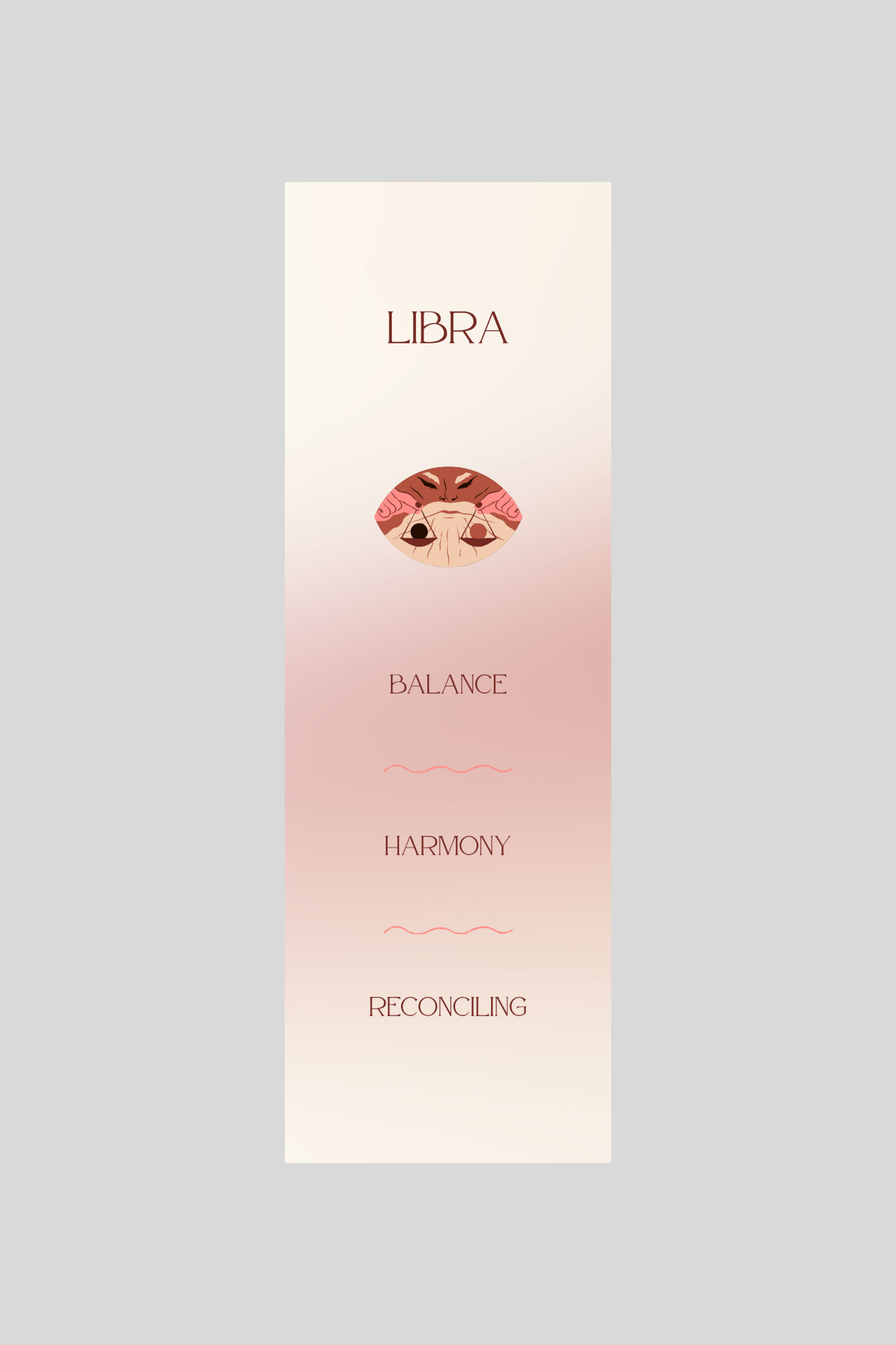 Libra Bookmark