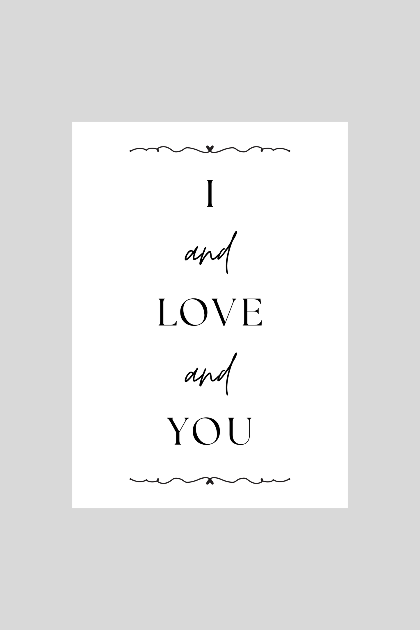 And Greeting Card