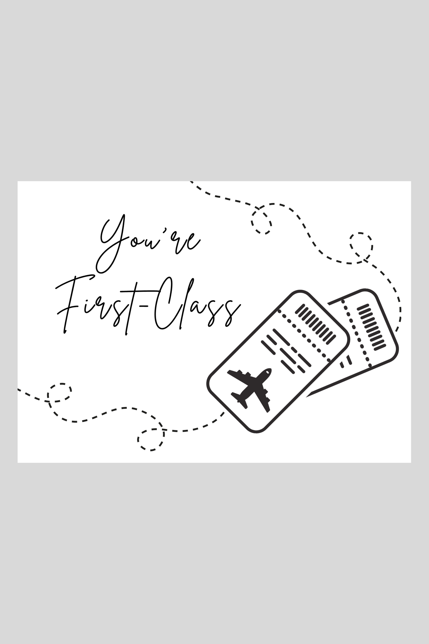 First-Class Greeting Card