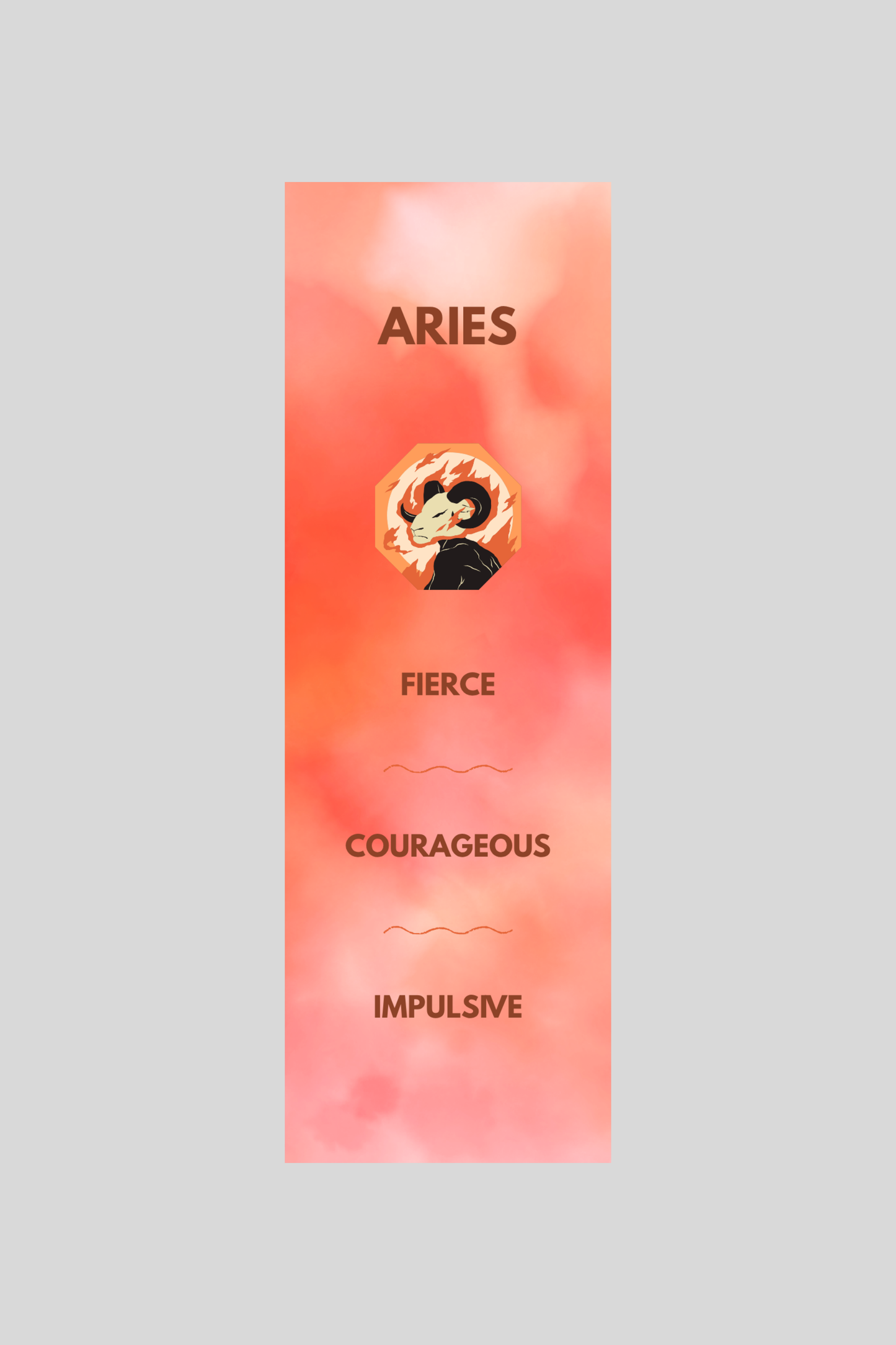 Aries Bookmark