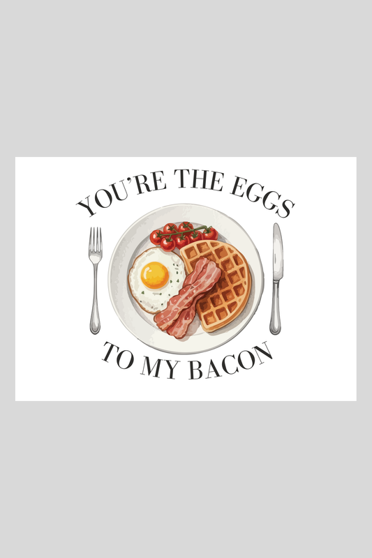 Eggs & Bacon Greeting Card