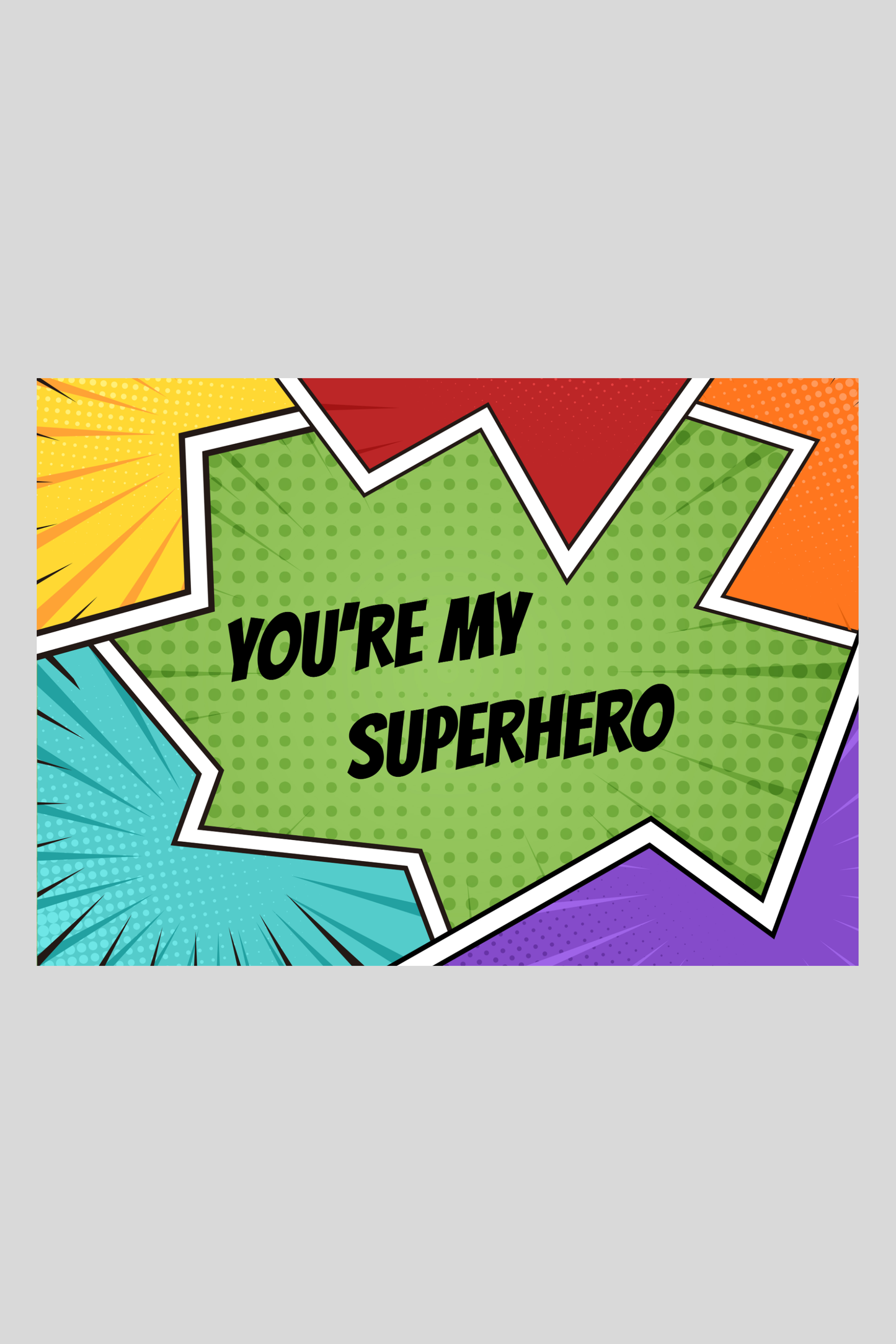 Superhero Greeting Card