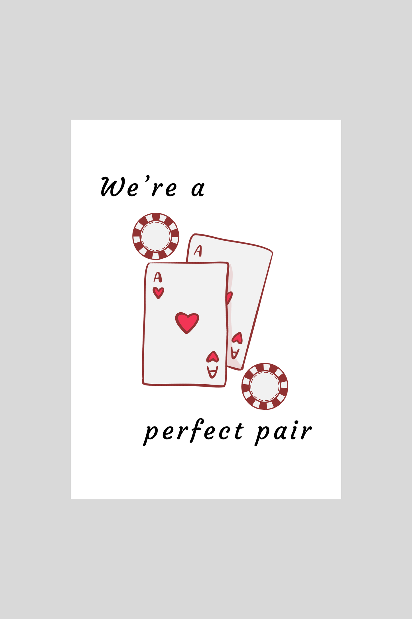 Perfect Pair Greeting Card