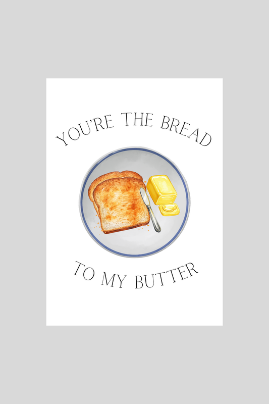 Bread & Butter Greeting Card