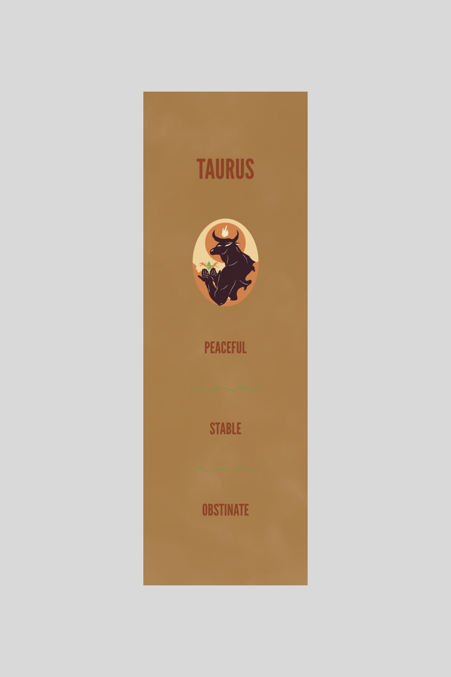 Taurus Bookmark