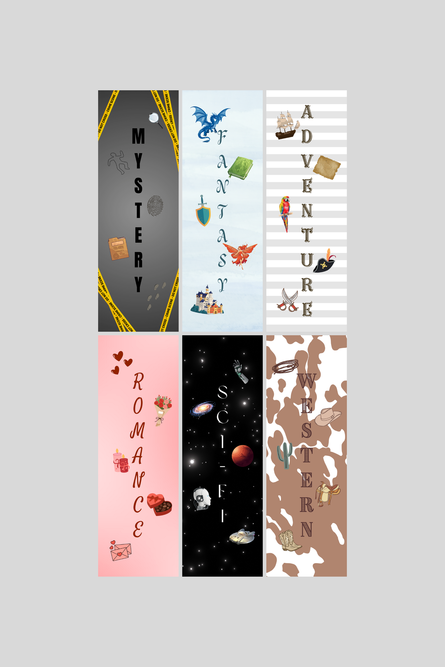 Genre Bookmark Collection