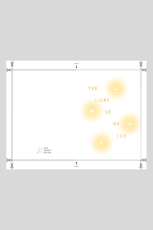 Light Up My Life Greeting Card