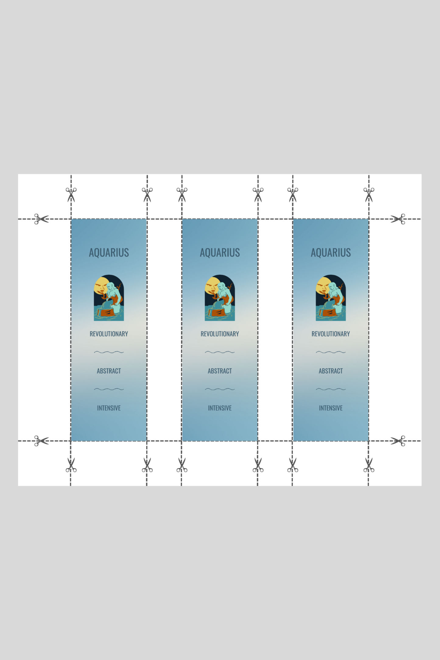 Aquarius Bookmark