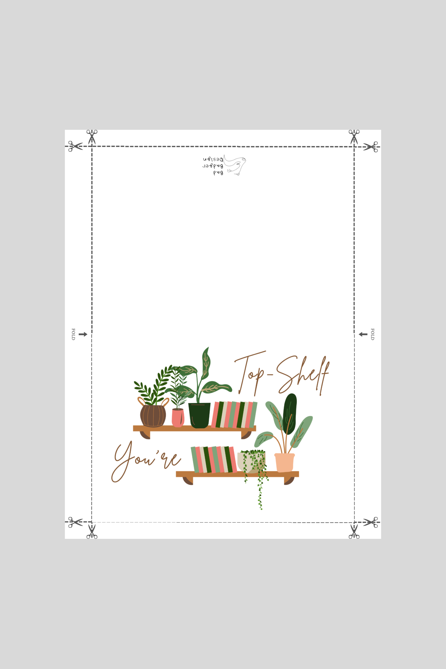 Top Shelf Greeting Card