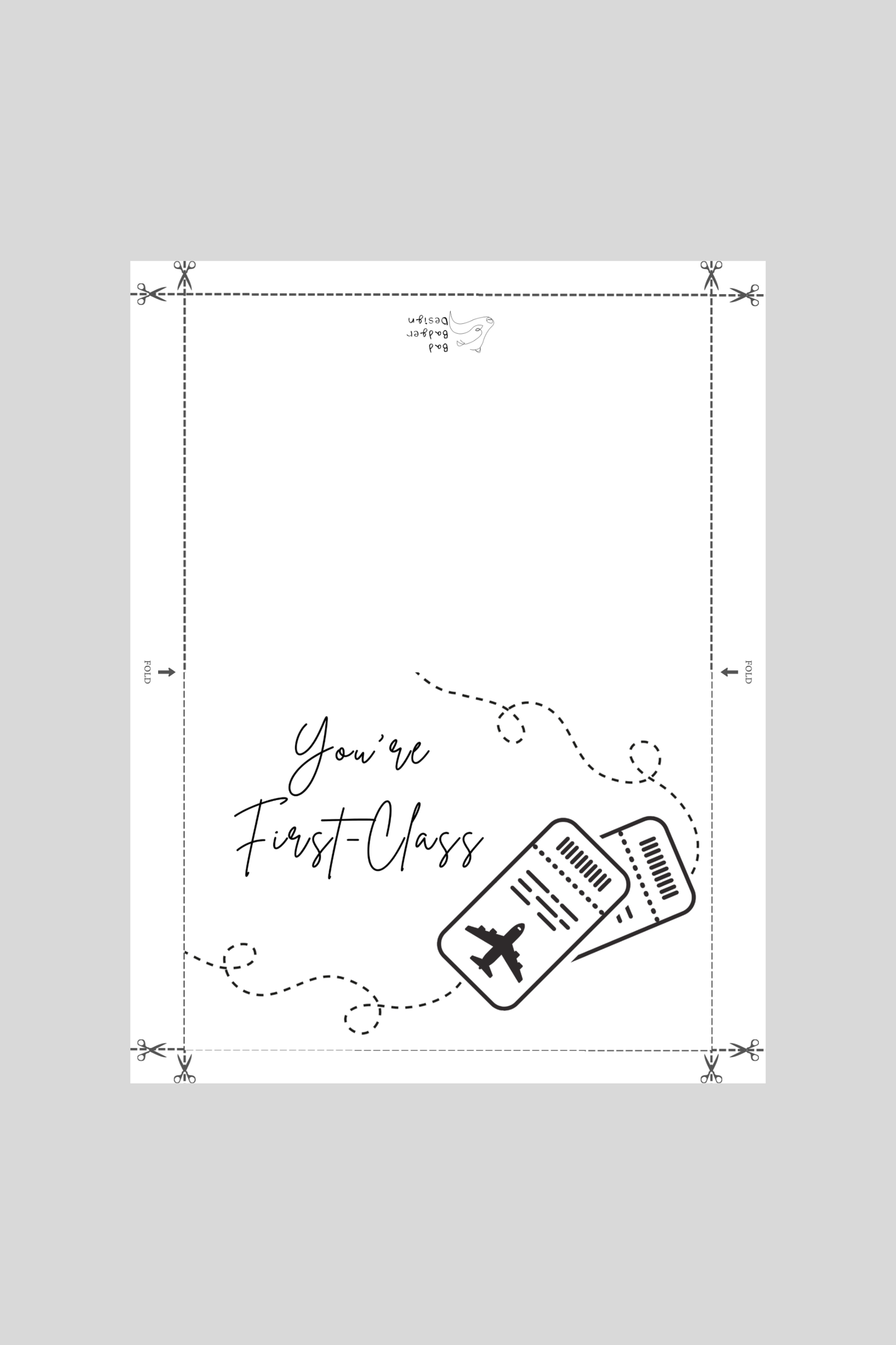 First-Class Greeting Card