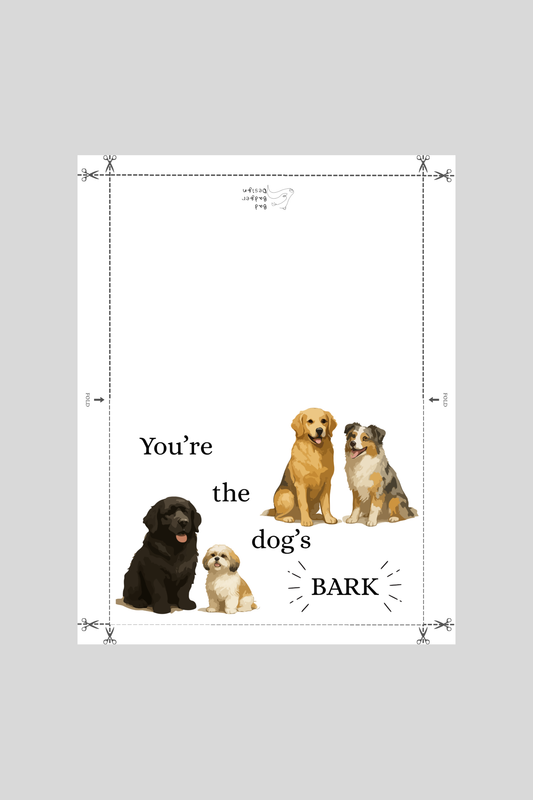 Dog's Bark Greeting Card