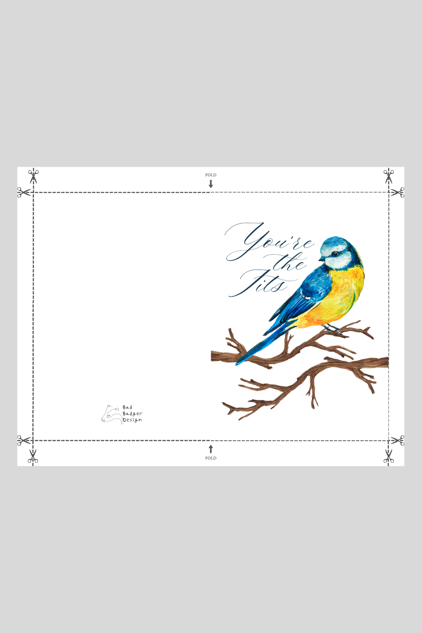 The Tits Greeting Card