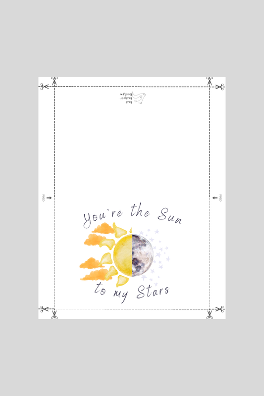Sun & Stars Greeting Card
