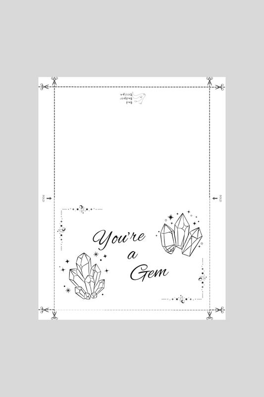 Gem Greeting Card