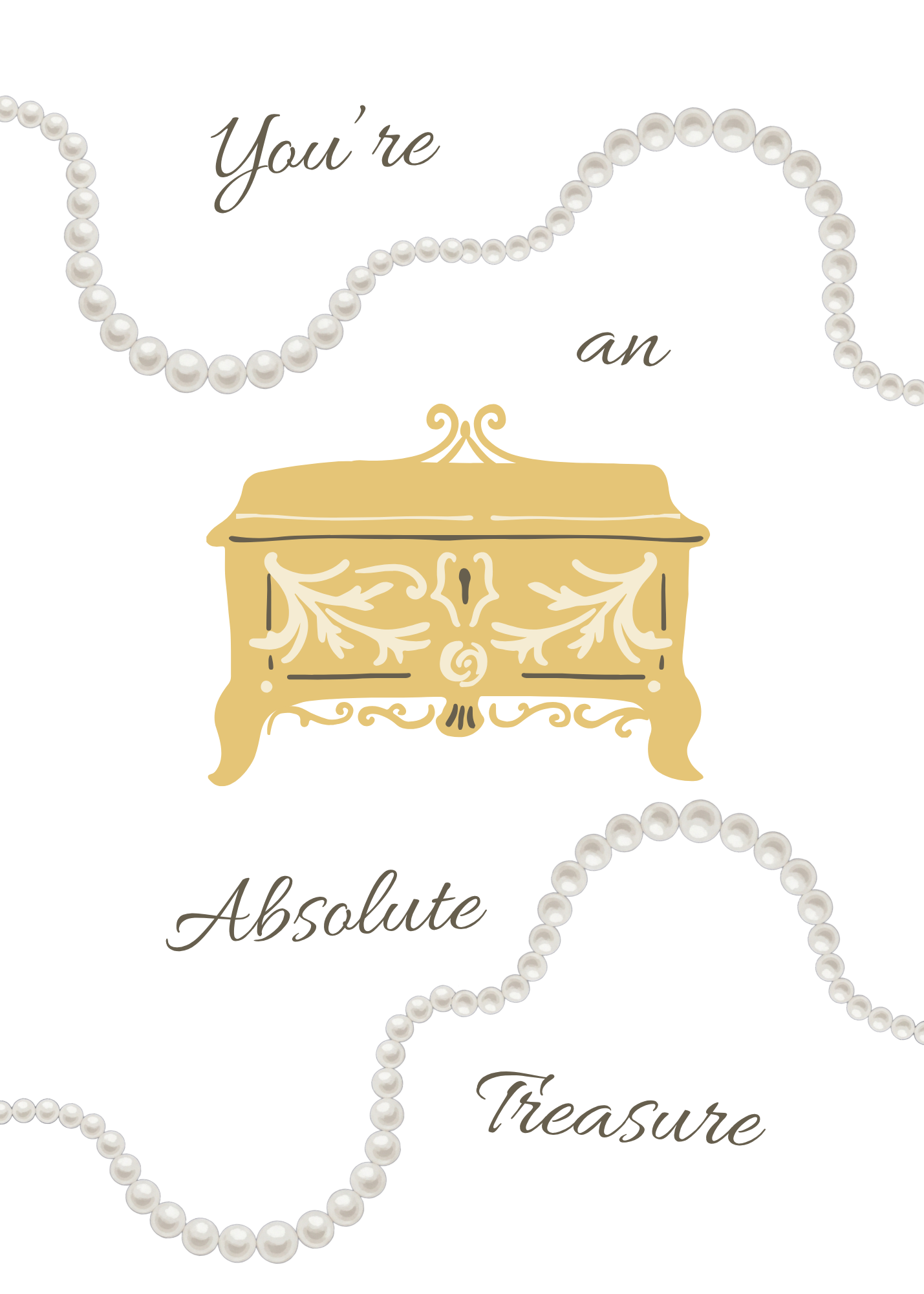 Absolute Treasure Greeting Card