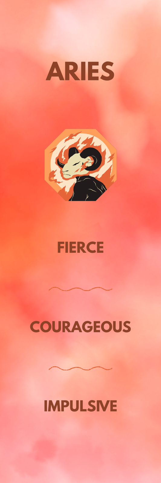 Aries Bookmark