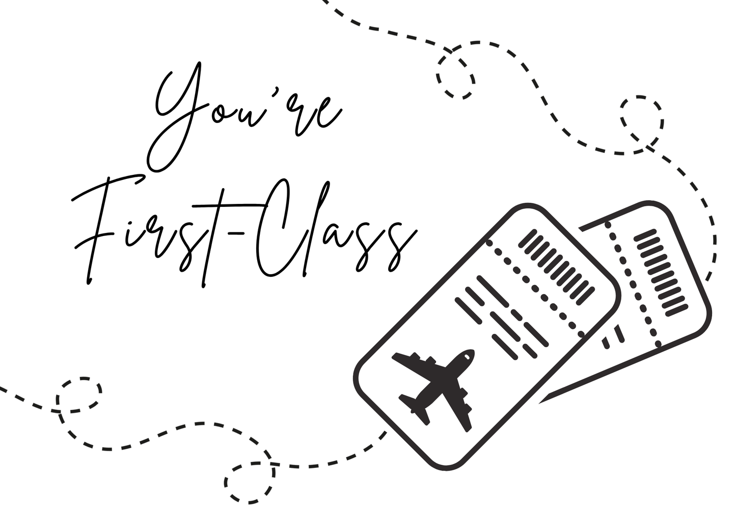 First-Class Greeting Card