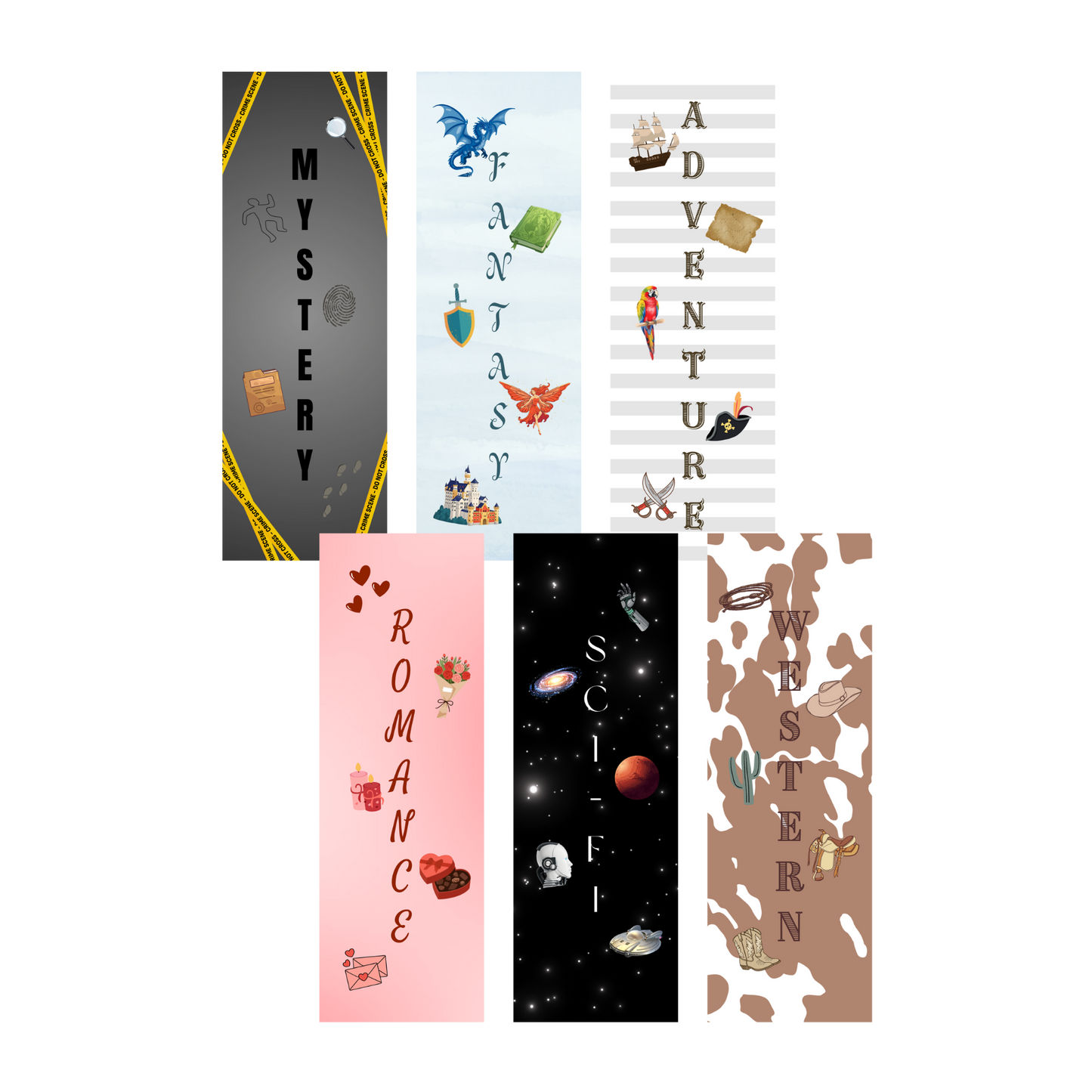 Genre Bookmark Collection