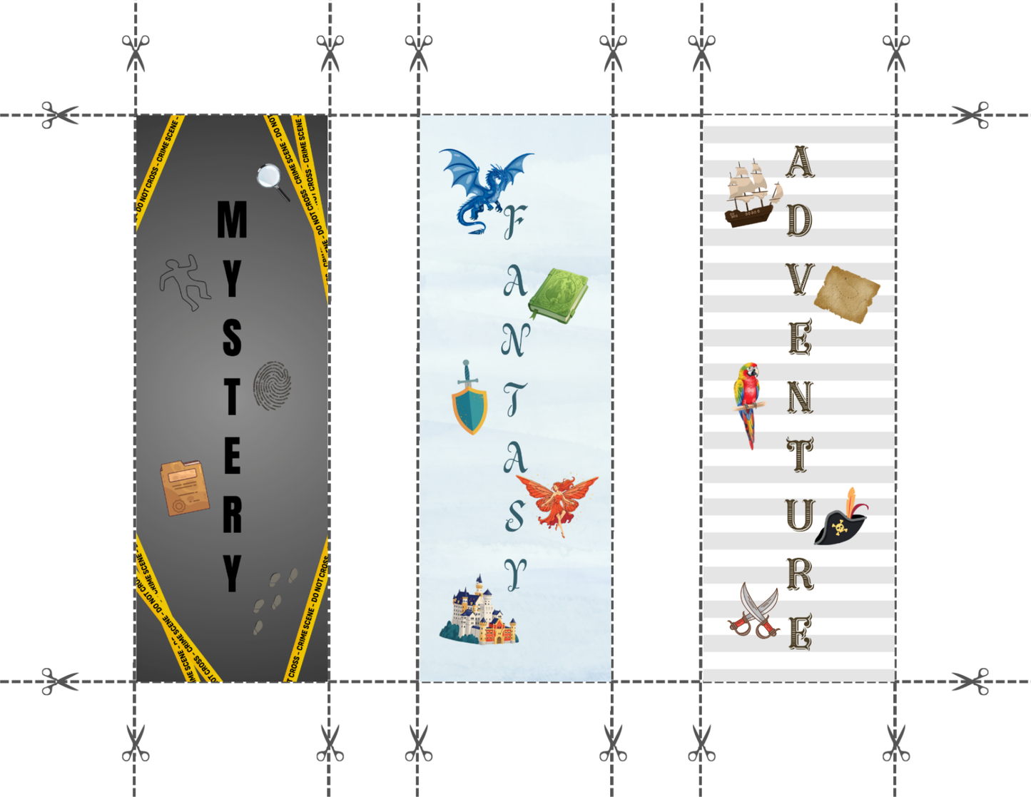 Genre Bookmark Collection